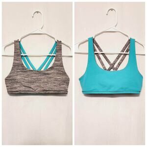 Ivivva Complete Focus Reversible Bra Grey Teal